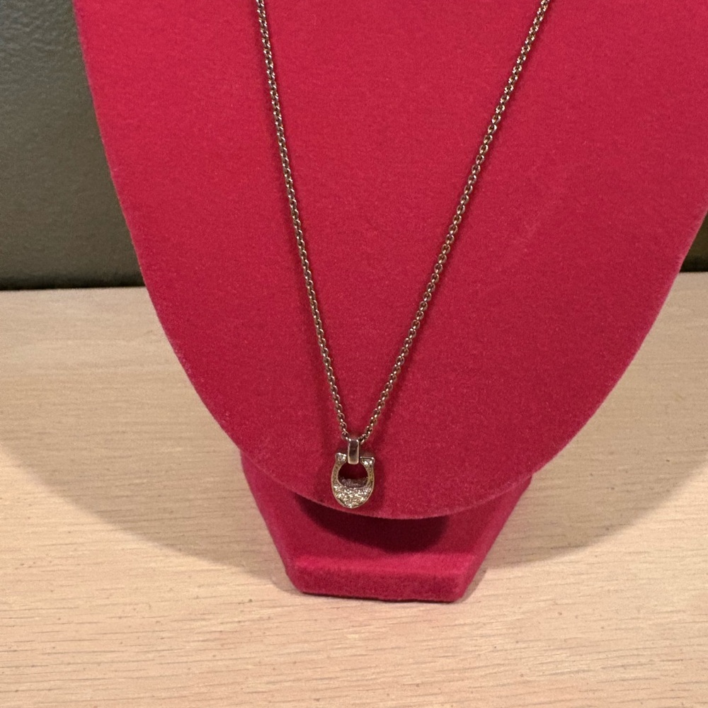 Coach Gold Signature C necklace